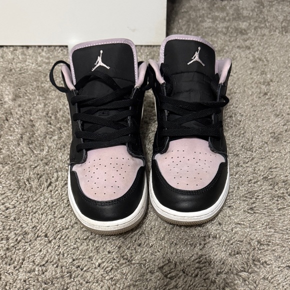 Jordan Kids Sneakers - Black and Light Purple - Picture 1 of 7